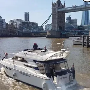 Botel Yacht -central St Kats Dock Tower Bridge